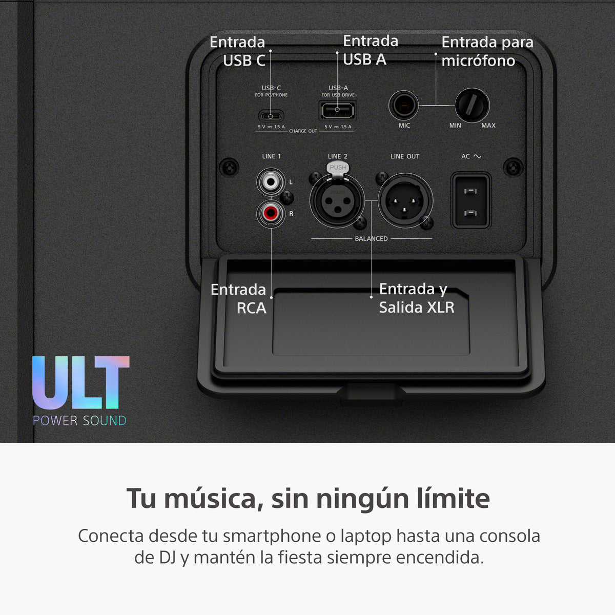 Parlante Sony ULT Tower 5 Negro
