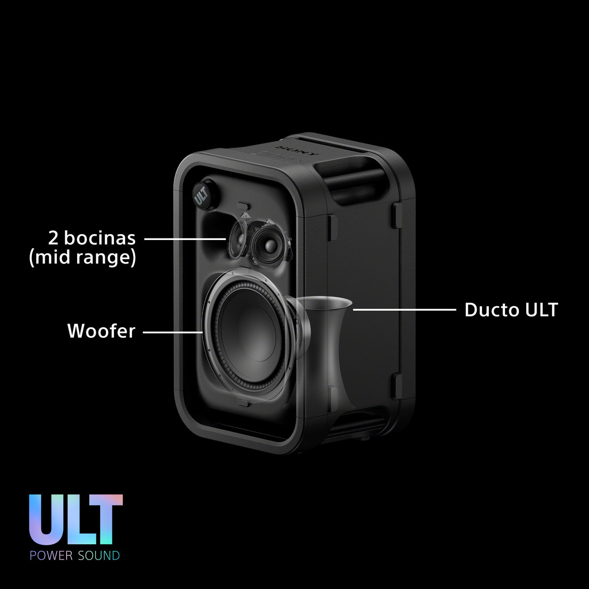 Parlante Sony ULT Tower 5 Negro