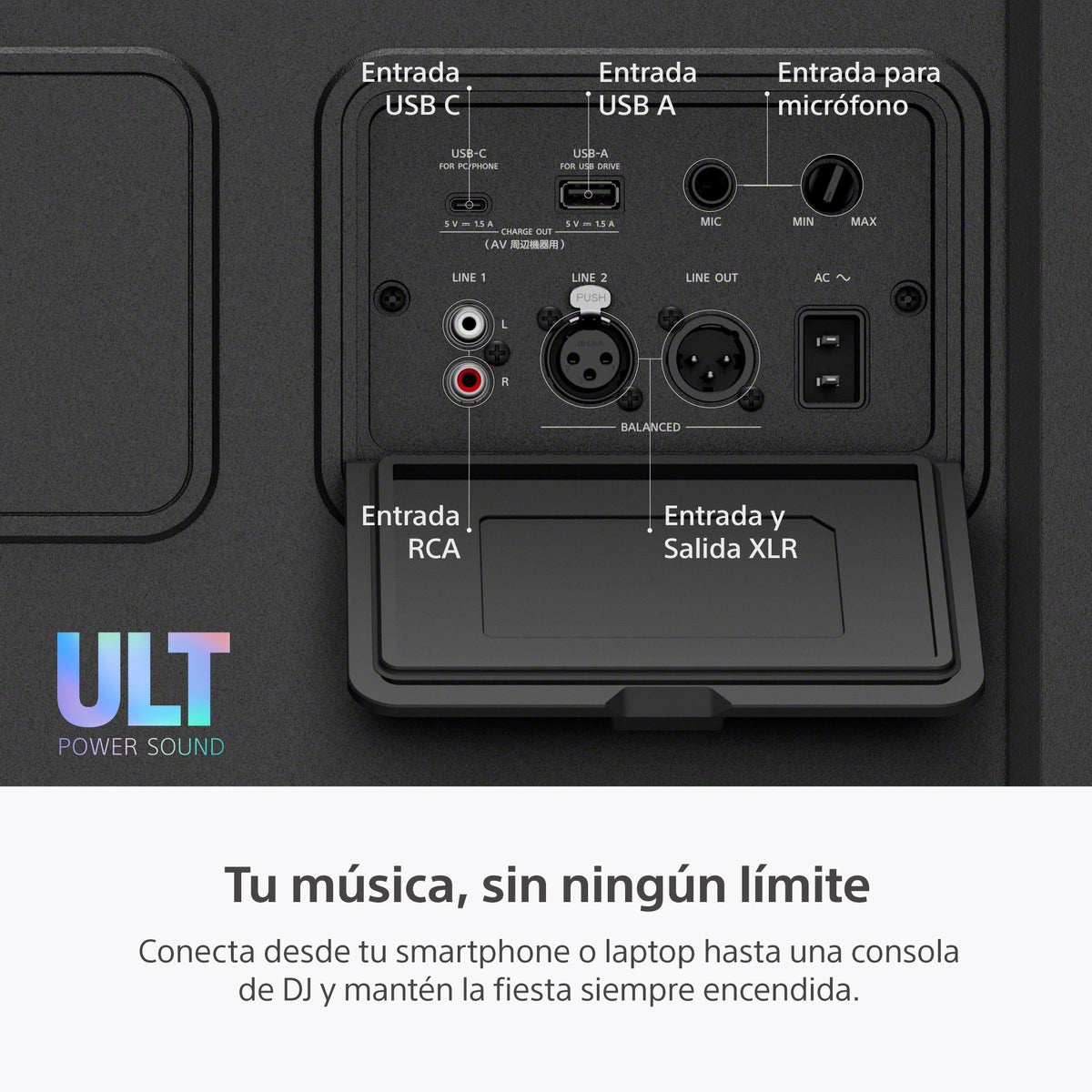 Parlante Sony ULT Tower 7 Negro