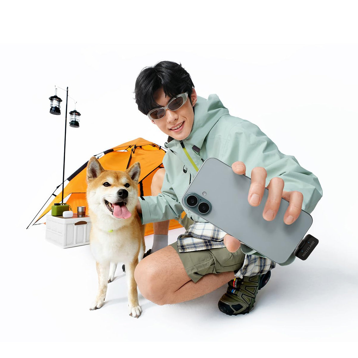 Micrófono Hollyland Lark A1 Combo (Lightning - USB-C)