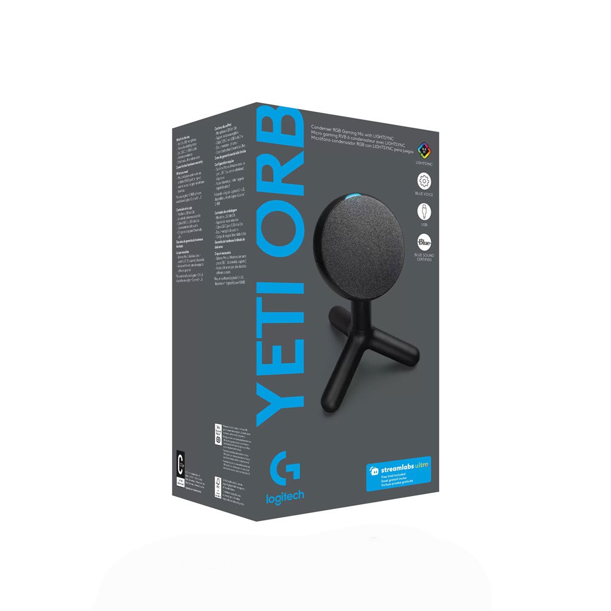 Micrófono Logitech Yeti Orb Negro