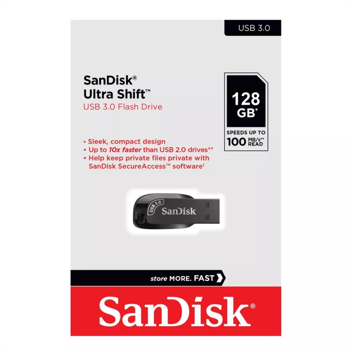 Memoria Usb Sandisk Ultra Shift 3.0 128Gb