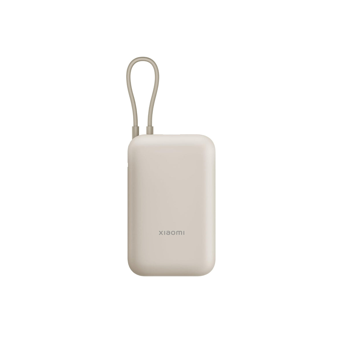 Xiaomi Power Bank 10000mAh Con Cable de Carga Integrado Beige