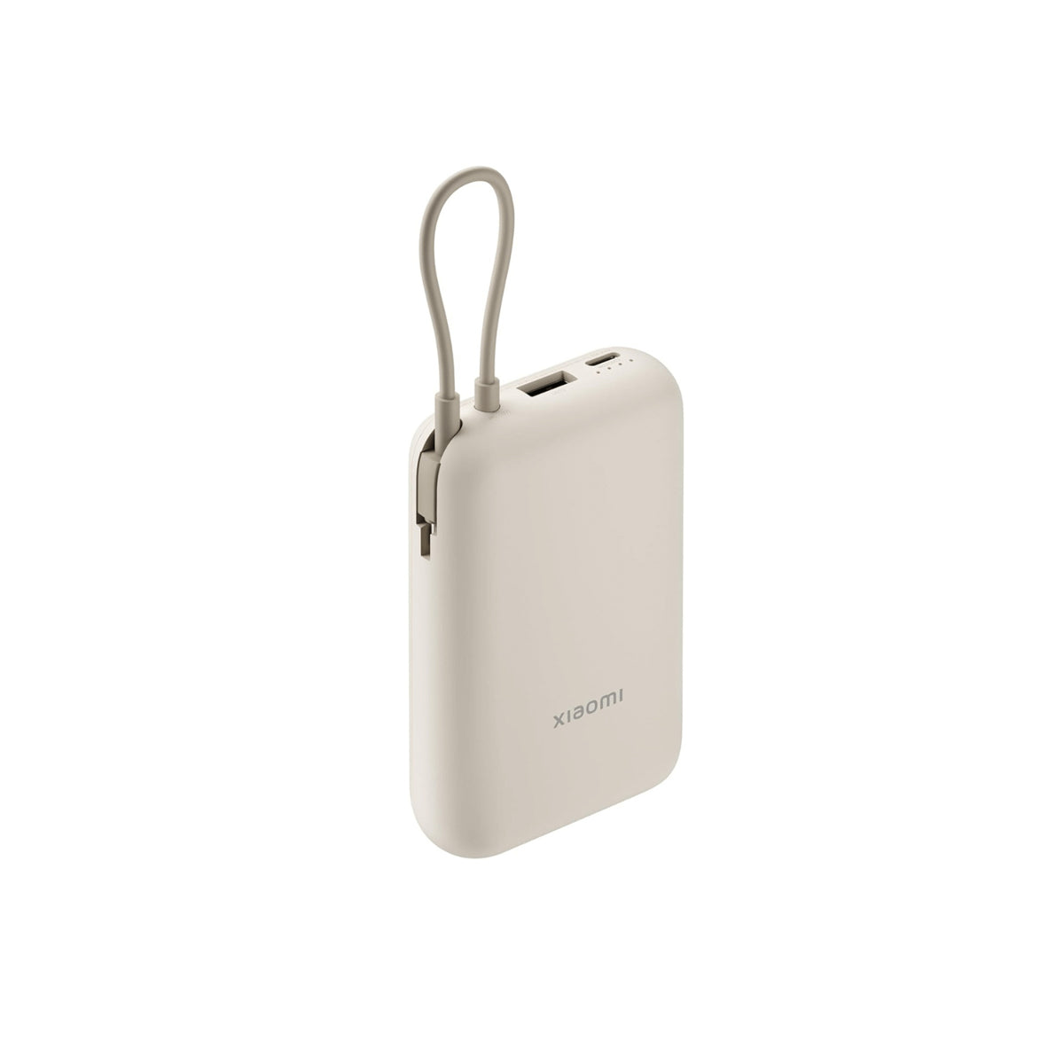 Xiaomi Power Bank 10000mAh Con Cable de Carga Integrado Beige