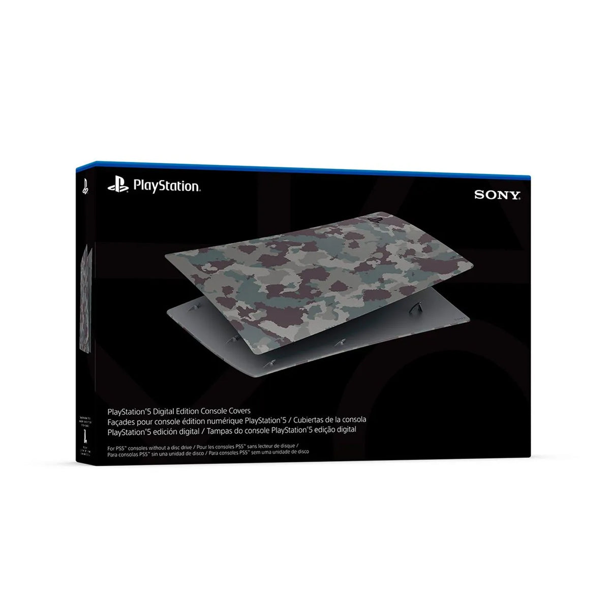 Protector De Cubierta PS5 Digital Gray Camo