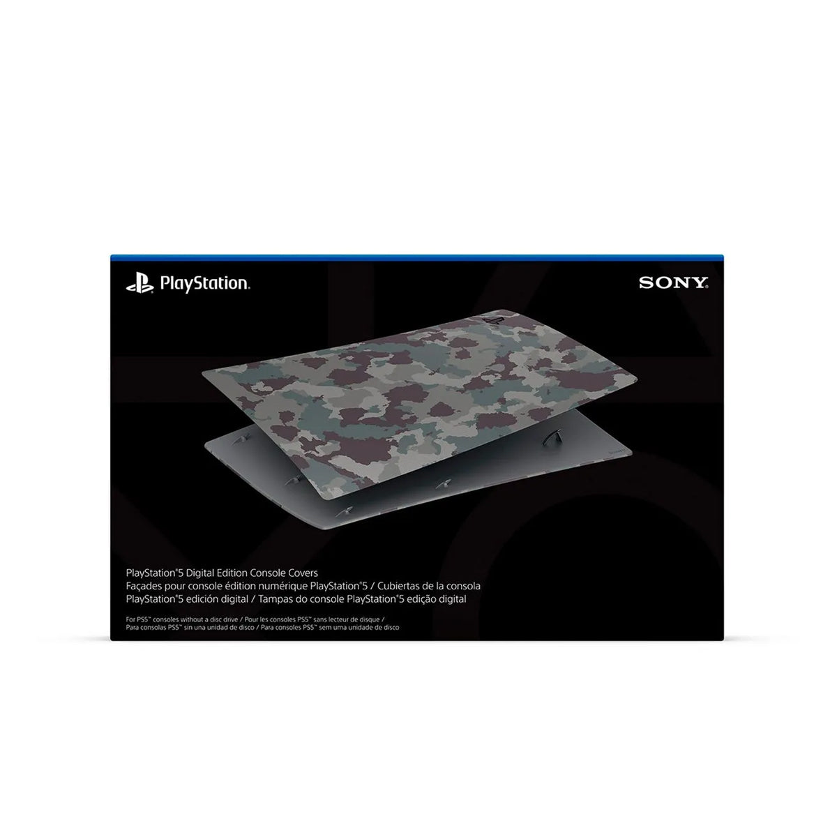 Protector De Cubierta PS5 Digital Gray Camo