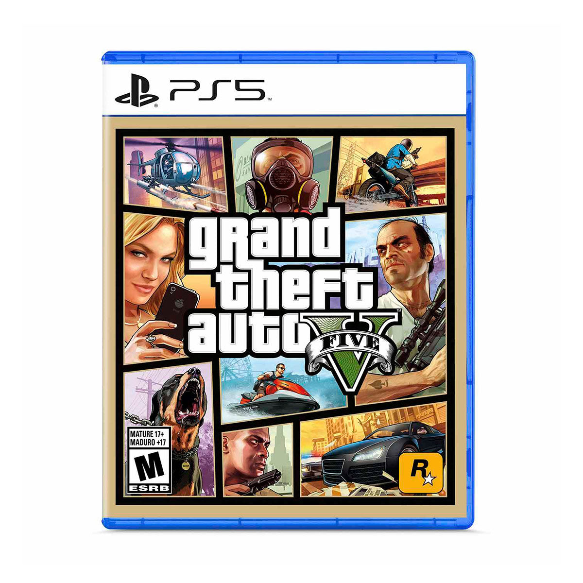 Juego PS5 Grand Theft Auto V Audiocolor juego-ps5-grand-theft-auto-v-audiocolor