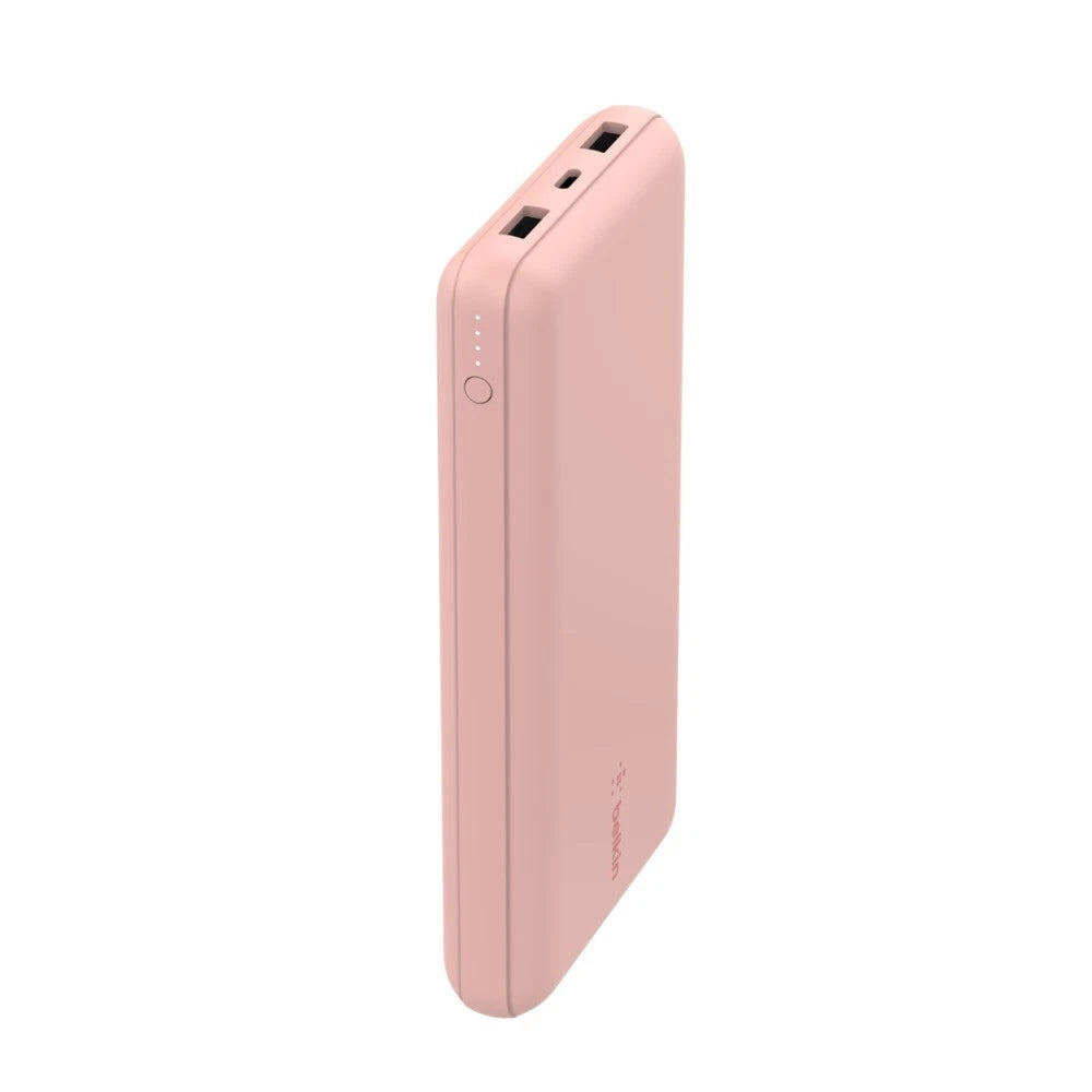 Power Bank Belkin 20K USB-A X2 USB-C 15W Rosado