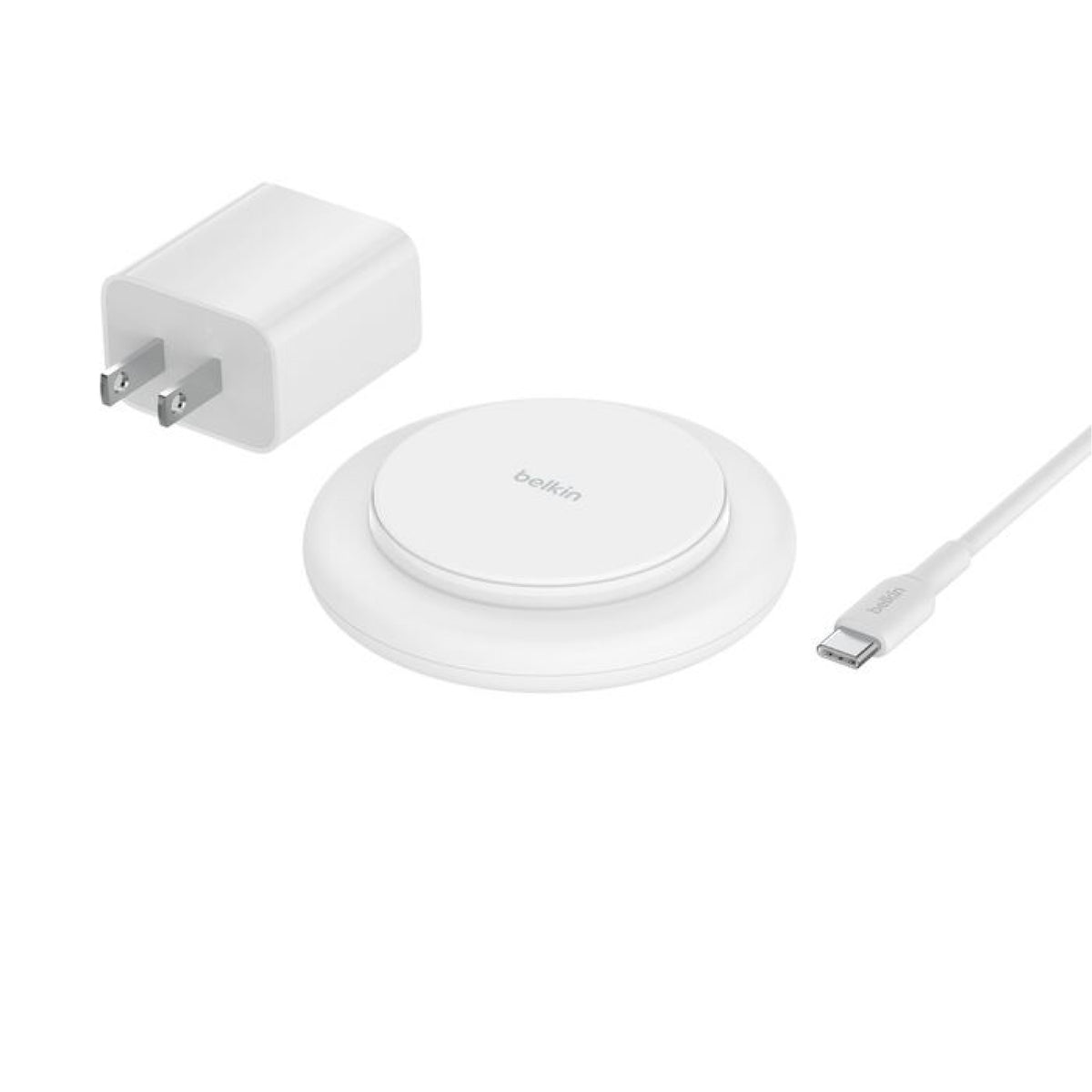 Base De Carga Inalámbrica Magnética Belkin QI2 De 15W Blanco