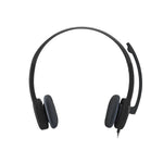 Audífonos Diadema Con Microfono Logitech H151 Negro