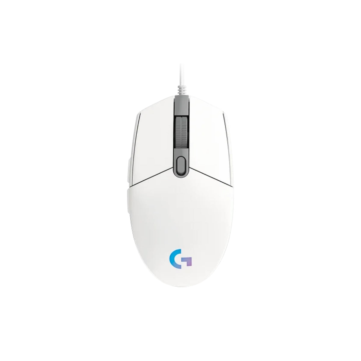 Mouse Logitech Gaming G203 Alambrico Blanco RGB