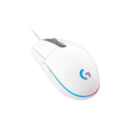 Mouse Logitech Gaming G203 Alambrico Blanco RGB