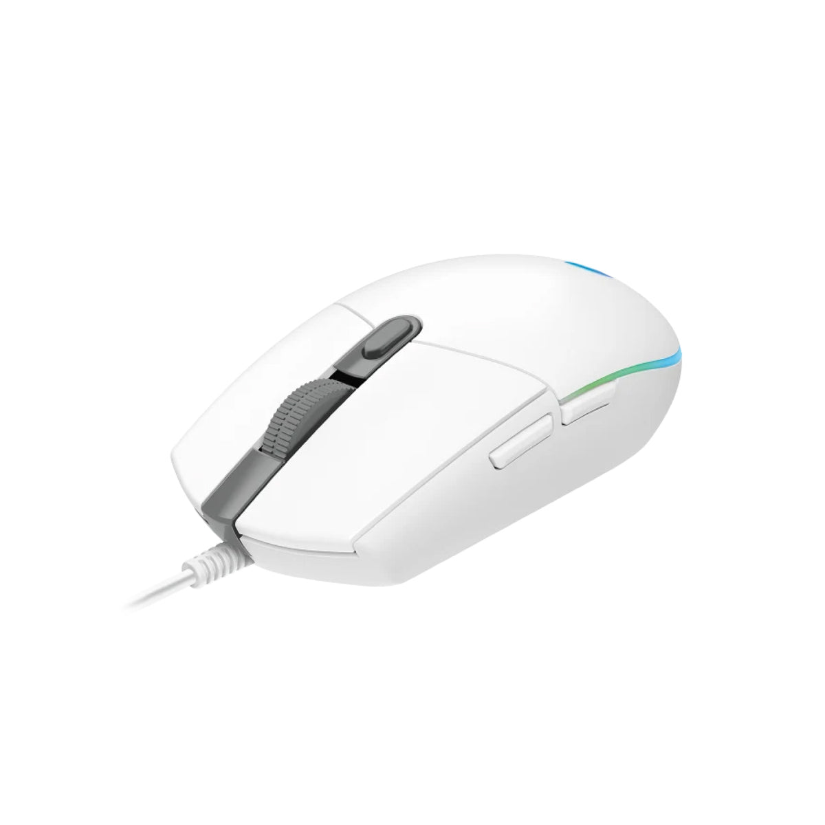 Mouse Logitech Gaming G203 Alambrico Blanco RGB
