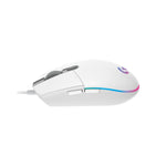 Mouse Logitech Gaming G203 Alambrico Blanco RGB