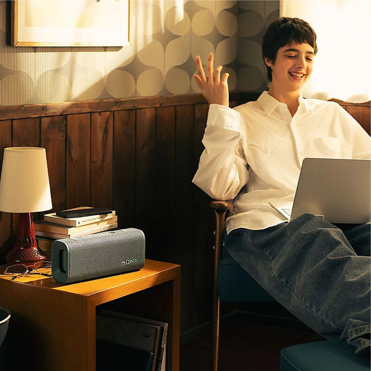 Parlante Sony Inalámbrico Ult Field 3 Ult Power Sound Gris