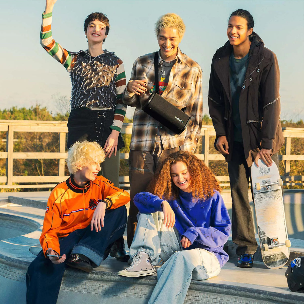 Parlante Sony Inalámbrico Ult Field 5 Ult Power Sound Blanco