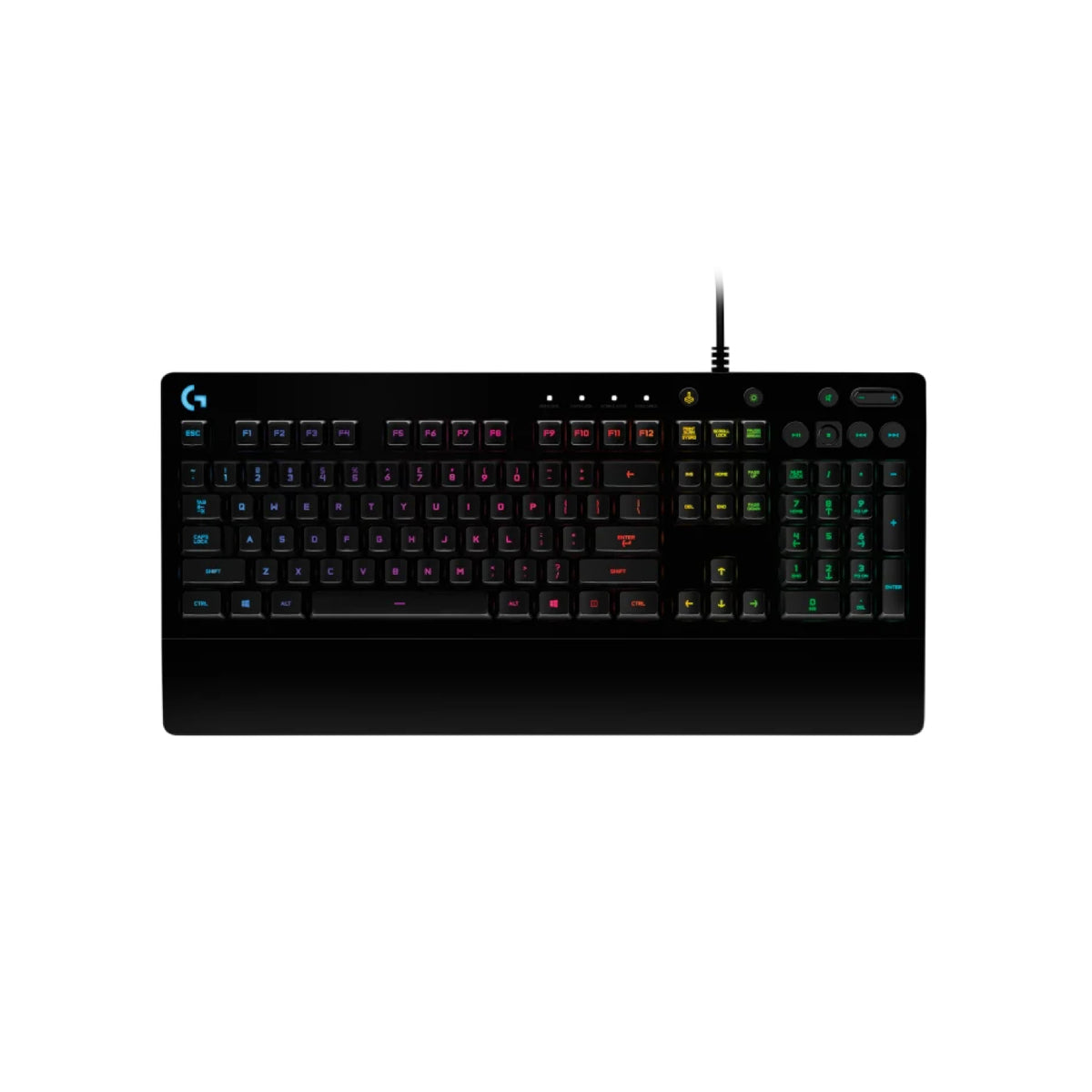 Teclado Logitech Gaming G213 Alámbrico Membrana RGB