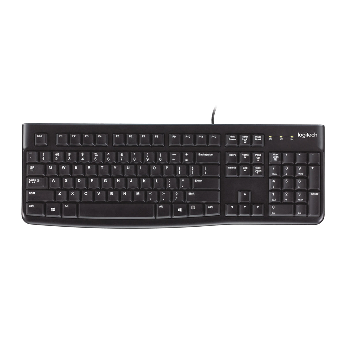 Teclado Alámbrico Logitech K120 Negro