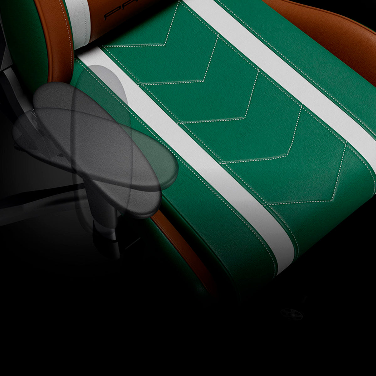 Silla Primus Gaming Thronos 100T Verde Y Marrón