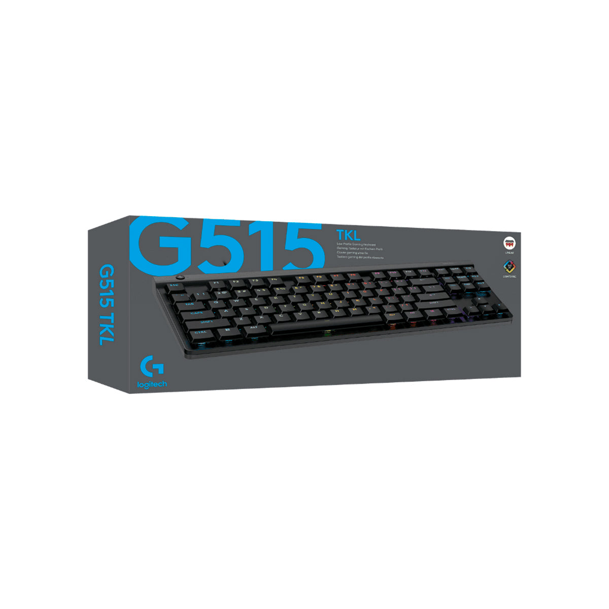 Teclado Gamer Mecánico Inalámbrico Logitech G515 TKL Lightspeed Negro