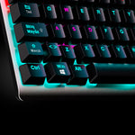 Teclado Primus Gaming Ballista 91T - Mecánico Alámbrico Con Efectos De Luz