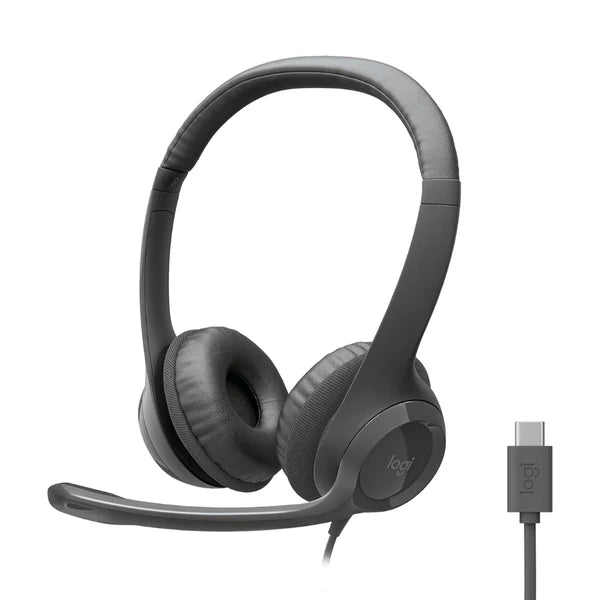 Diadema Logitech H390 USB-C Negro
