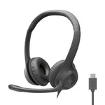 Diadema Logitech H390 USB-C Negro
