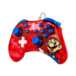 Control Nintendo Switch Rock Candy Alambrico Mario