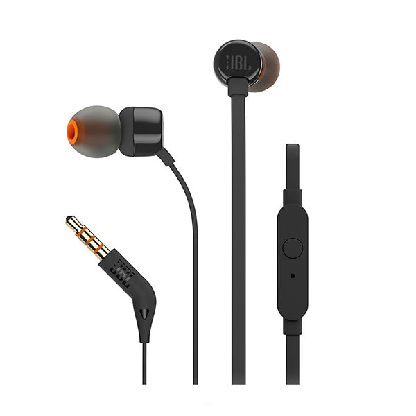 Audífono JBL T110 Alámbrico In Ear Negro