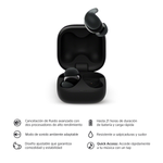 Audífonos Inalámbricos Sony In Ear Linkbuds Fit TWS WF-LS910N Negro