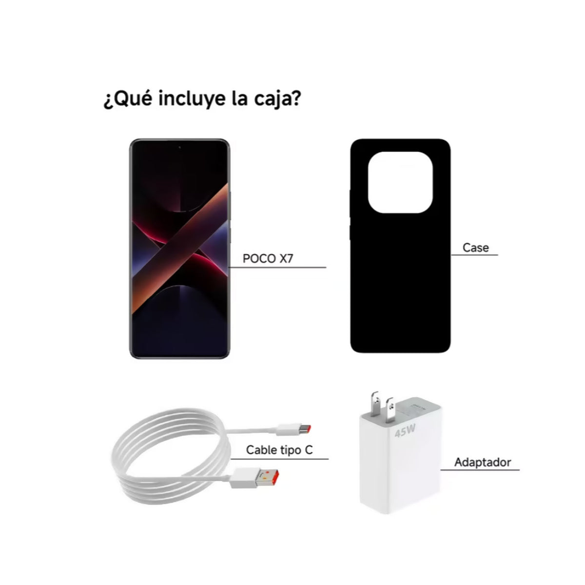 Celular Poco X7 12 Gb - 512 Gb Negro