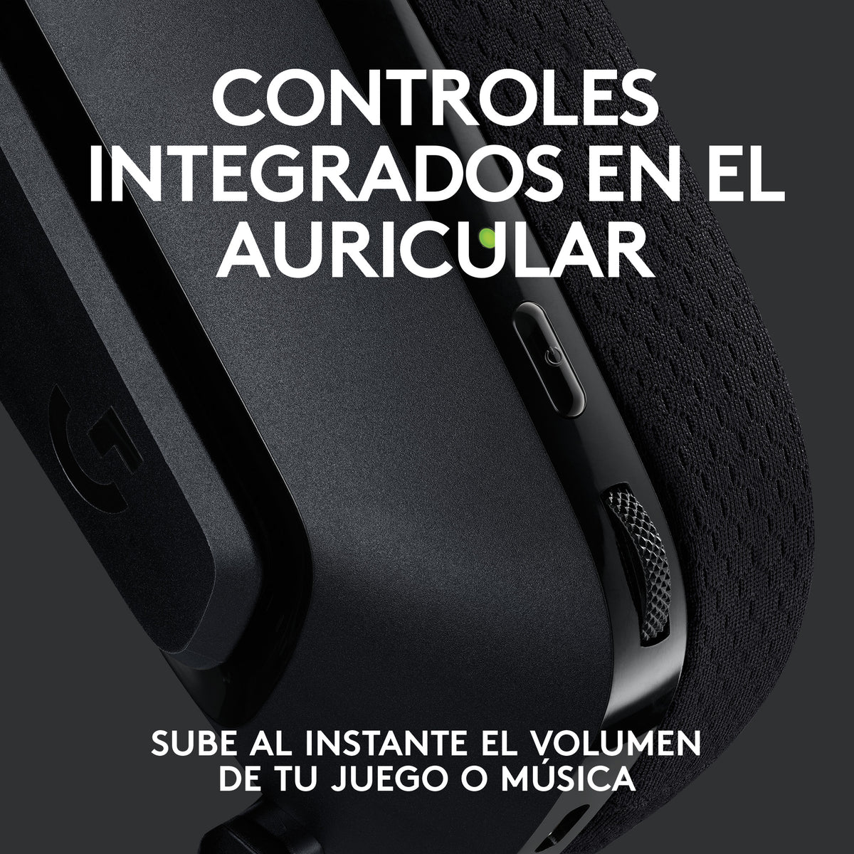 Audífonos Diadema Gaming Logitech G535 Inalámbrica