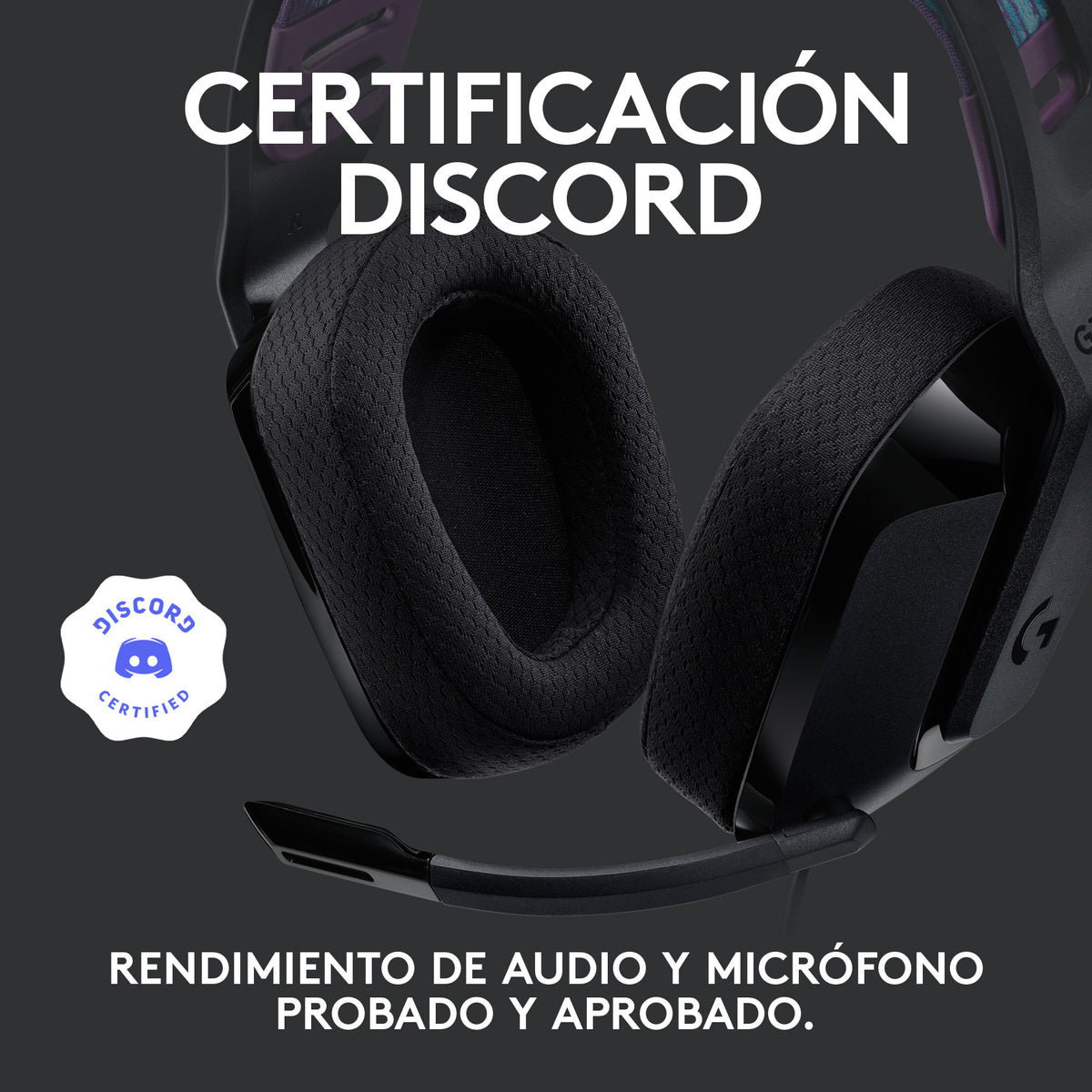 Audífonos Diadema Gaming Logitech G535 Inalámbrica