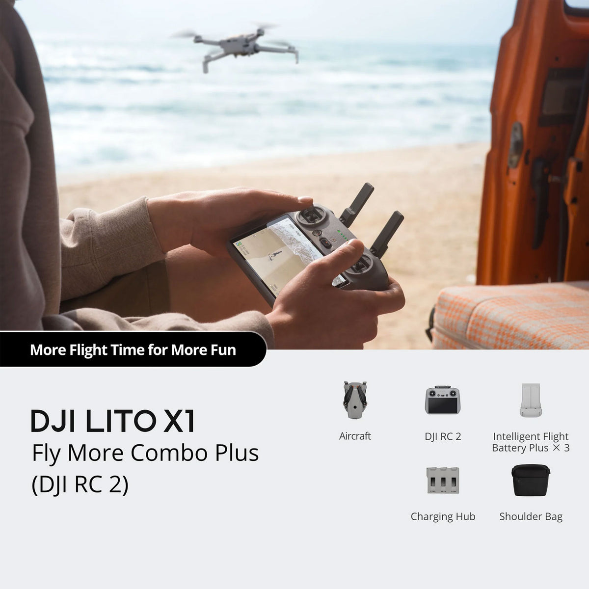 Drone Dji Lito X1 Combo Plus RC2