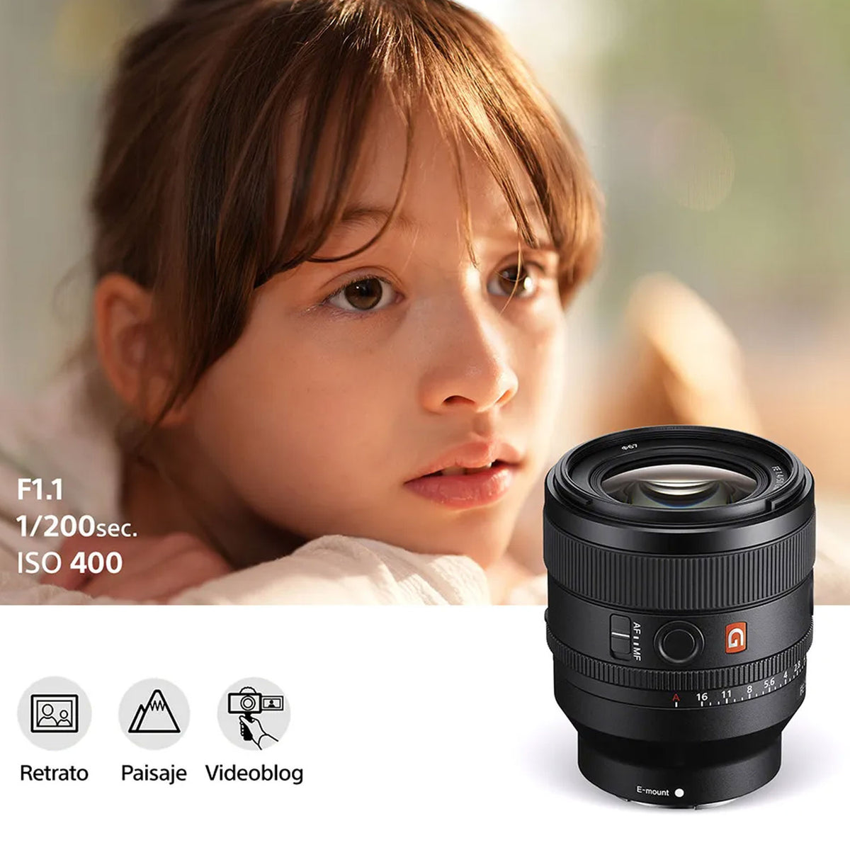 Lente Sony Fe 50 Mm - F1.4 Gm