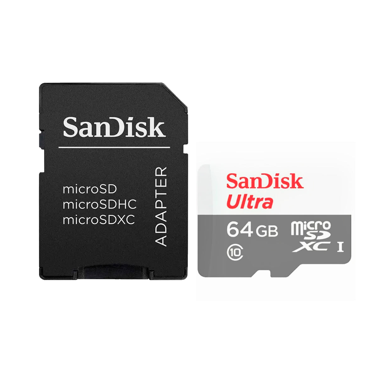 Memoria Micro Sd Sandisk Ultra 64 Gb Clase 10 Vel 100 Mbs