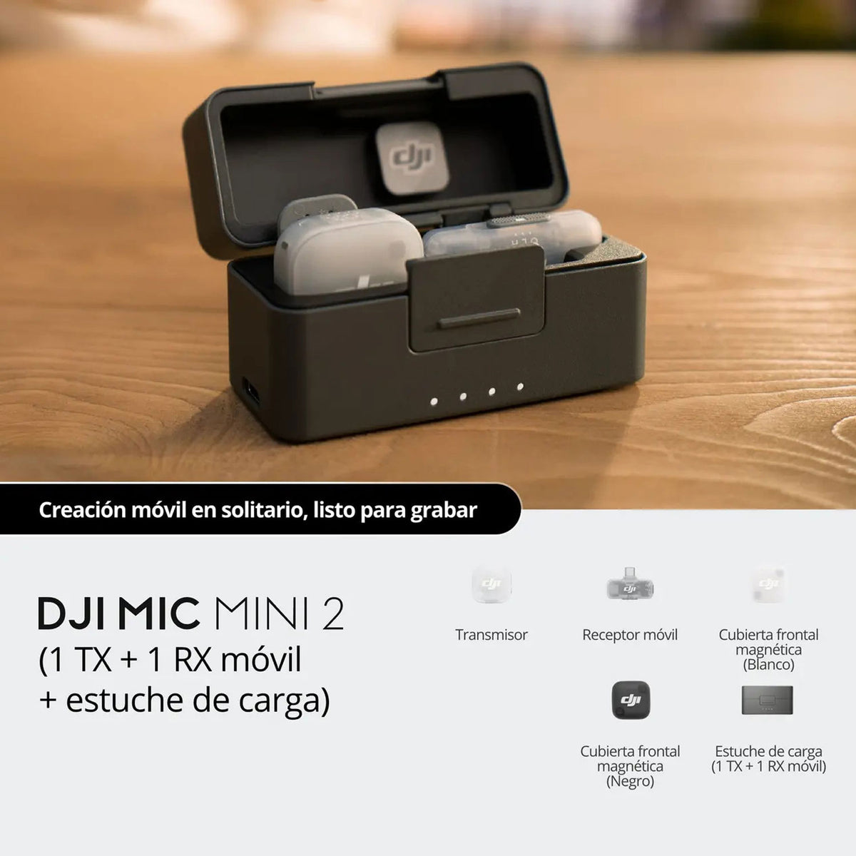 Microfono Dji Mic Mini 2 (1tx+ 1 Mobile Rx + Charging Case)