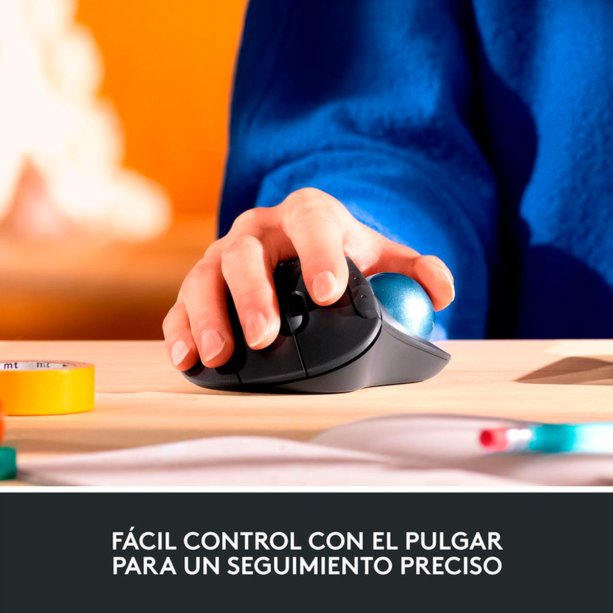 Mouse Logitech M575s Trackball Ergo Inalambrico