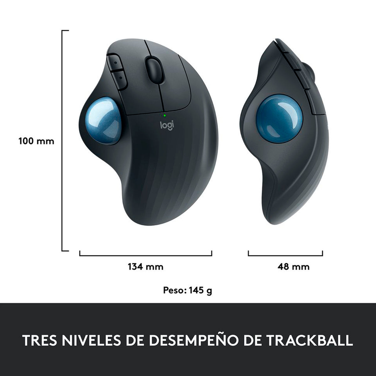Mouse Logitech M575s Trackball Ergo Inalambrico