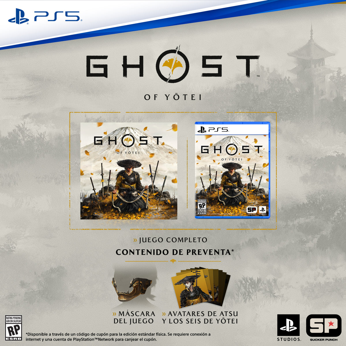 Juego PS5 Ghost of Yotei Edición Coleccionista