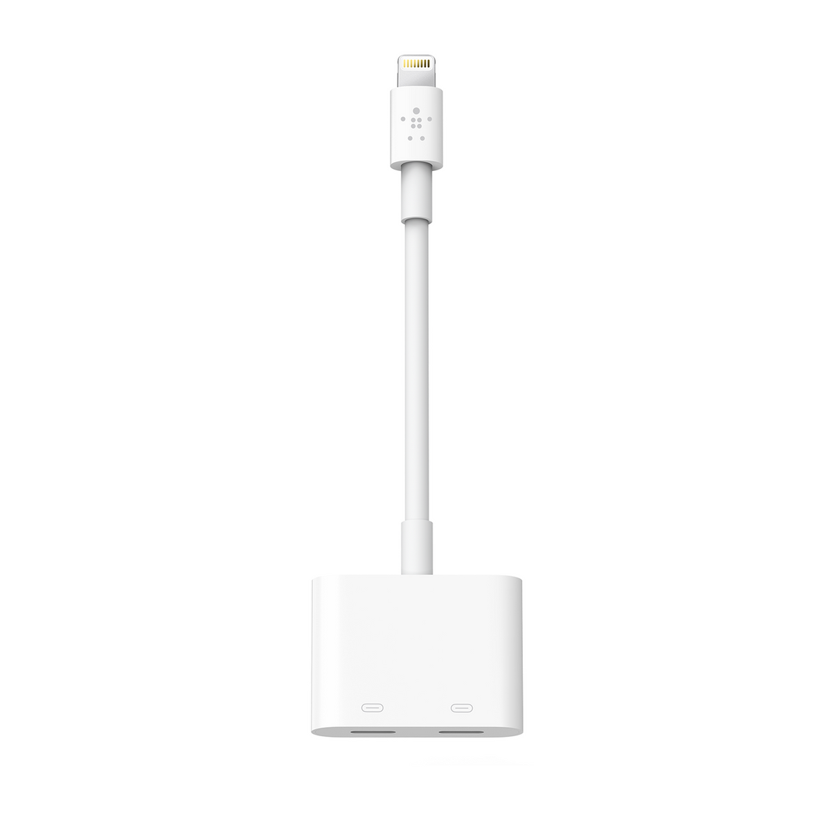 Adaptador Adaptador de Audio + Carga Lightning Rockstar Belkin Blanco