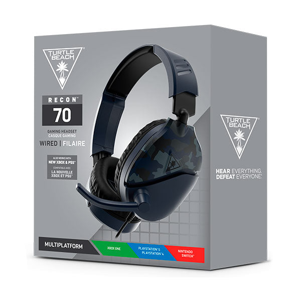 Audífono Turtle Beach Earforce Recon 70P Azul Camuflado