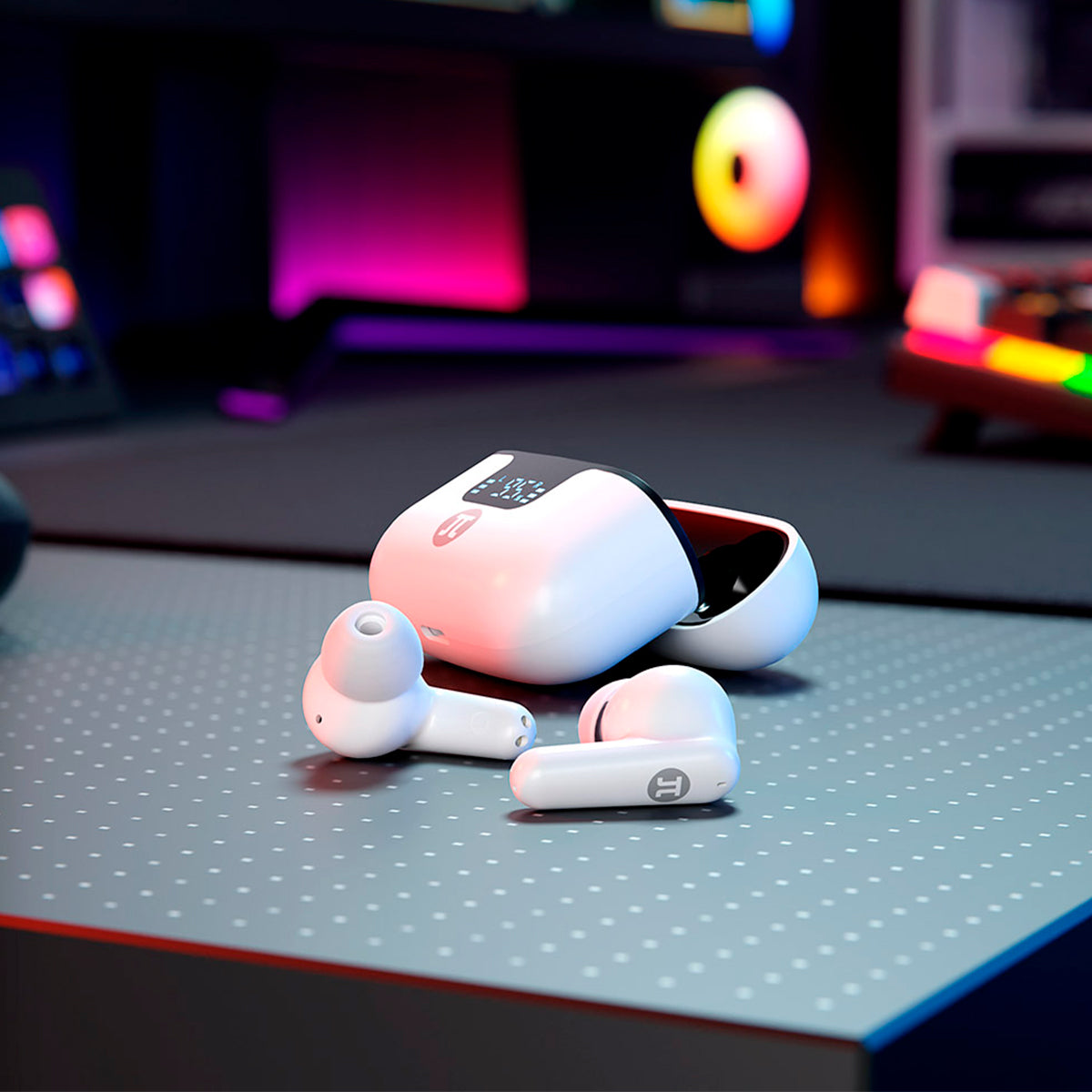 Audífonos Primus Inalámbricos Bluetooth In Ear Gaming TWS Arcus 300S Cancelación de Ruido Blancos