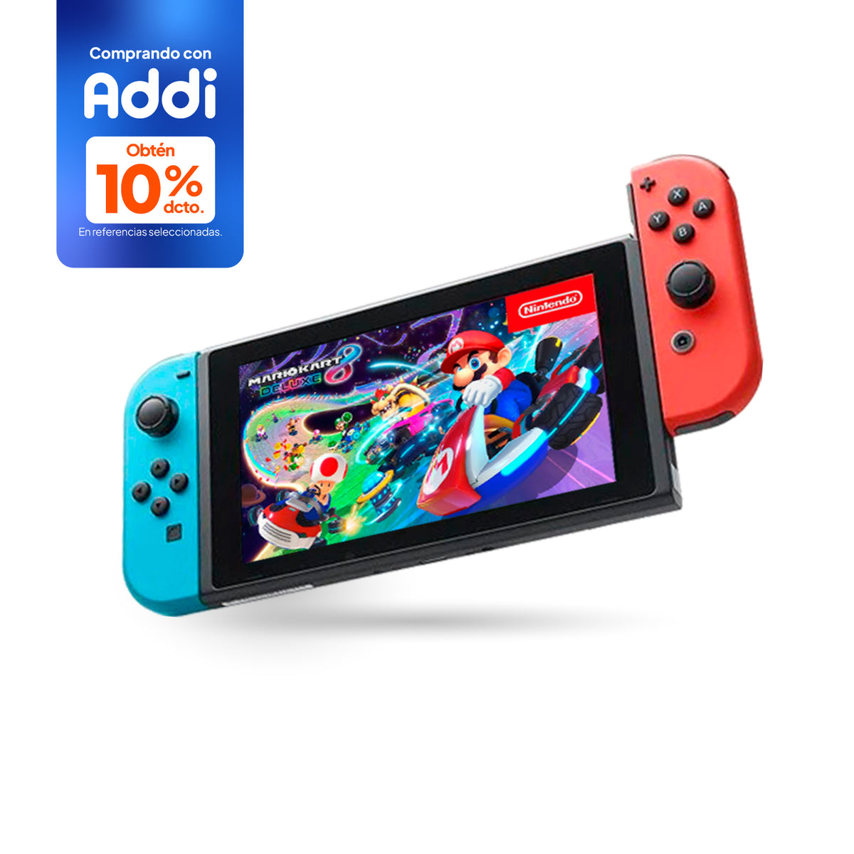 Consola Nintendo Switch Neon + Juego Mario Kart 8 Deluxe