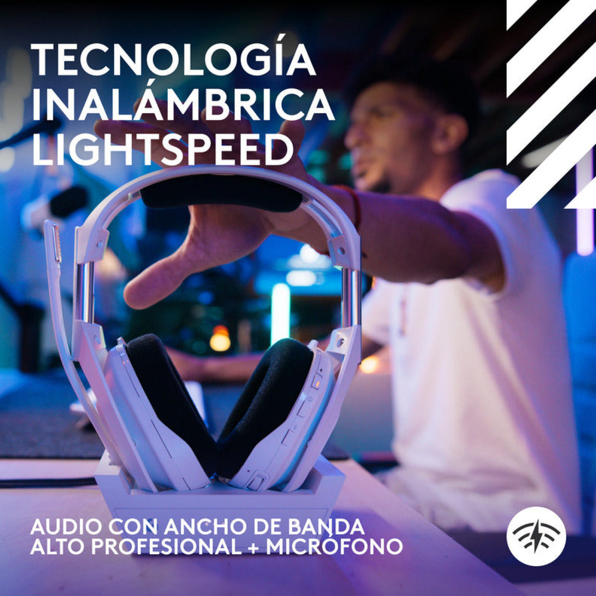 Diadema Inalámbrica Logitech G Astro A50 X Blanca