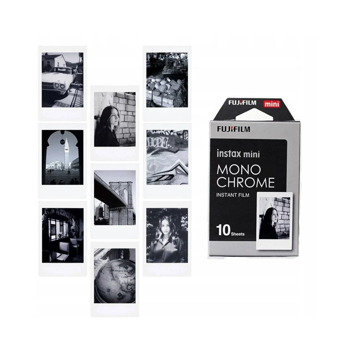 Pelicula Fujifilm instax mini Monochrome