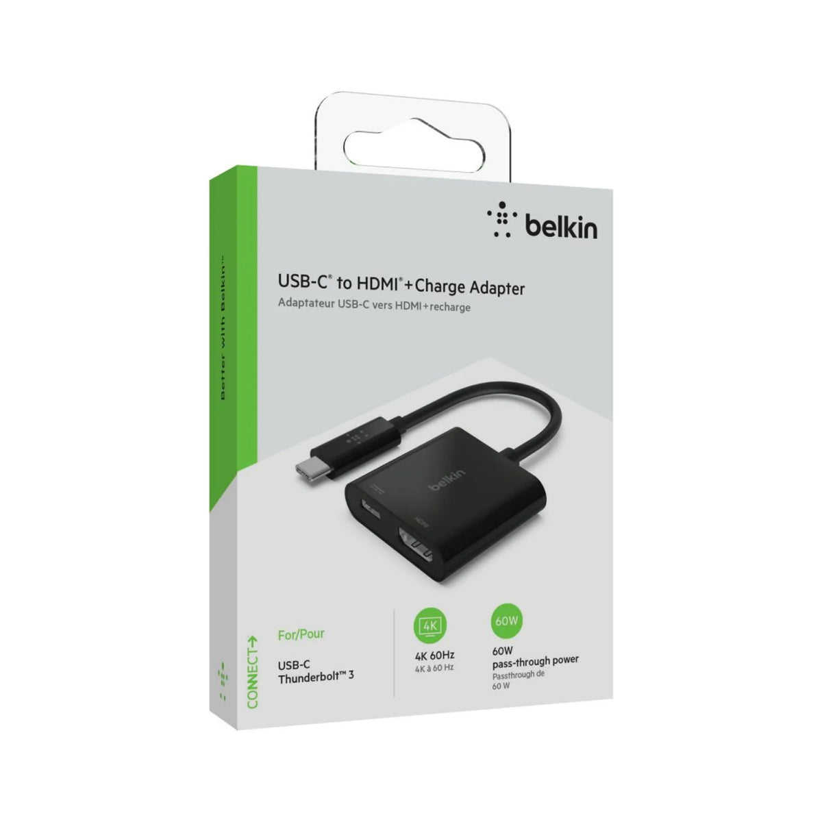 Adaptador Belkin USB-C a HDMI / USB-C