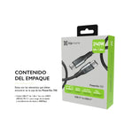 Cable Klip Xtreme Braided Tipo C A Tipo C 240w