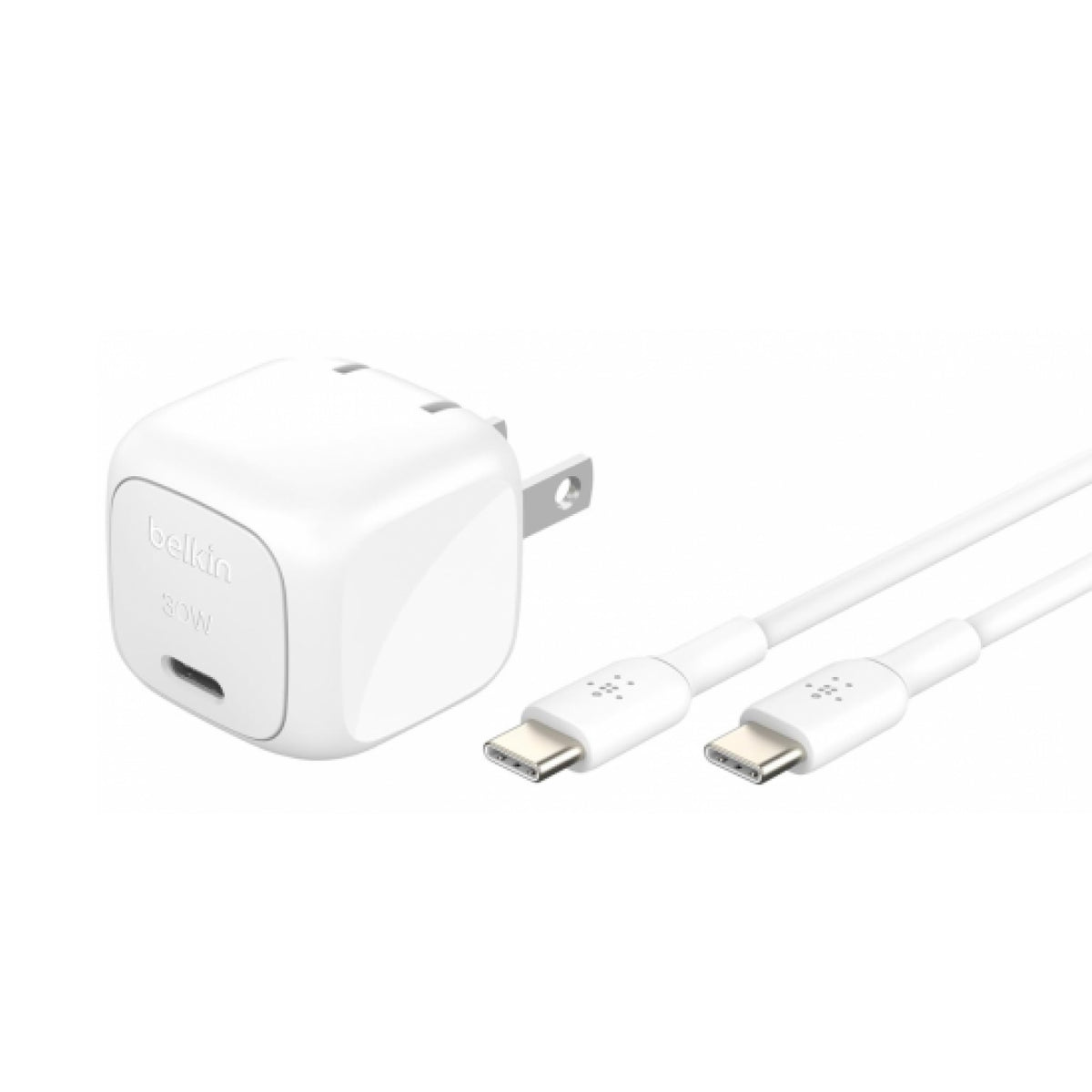Cargador Belkin De Pared De 30w Usb-c Con Cable