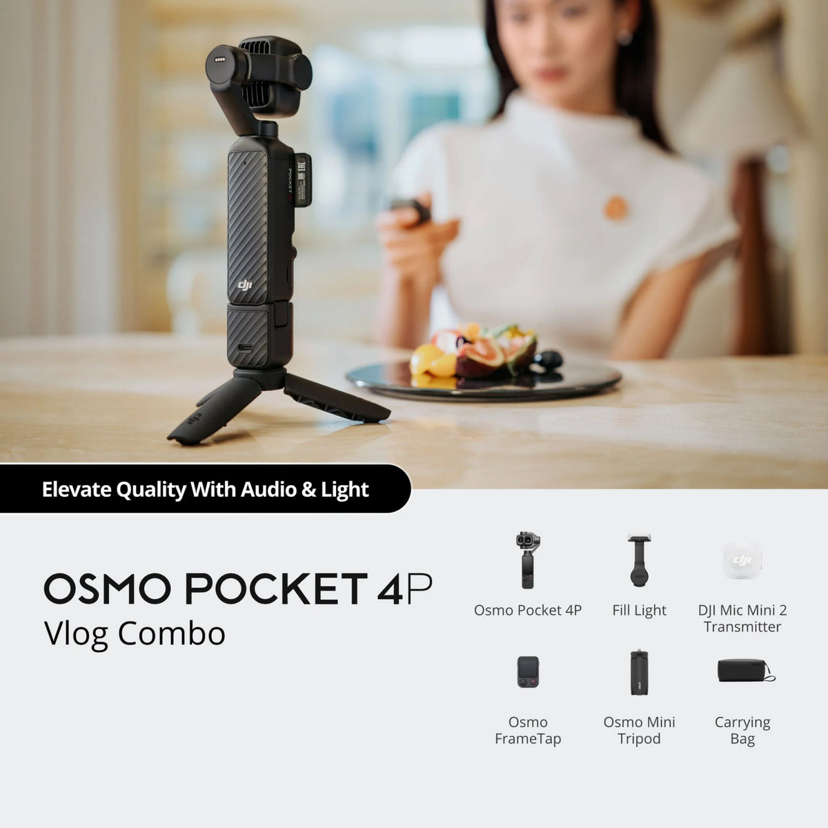 Camara Dji Osmo Pocket 4P Combo Vlog